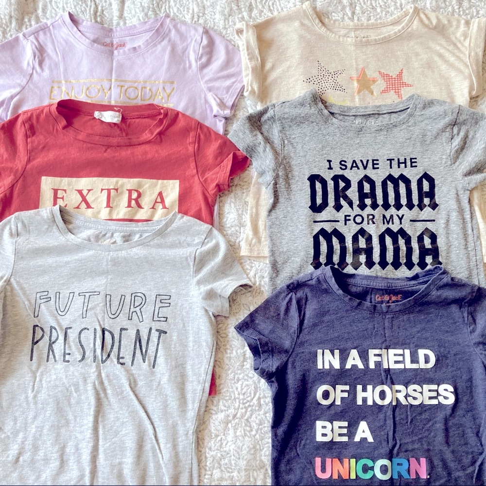 Cat & Jack Girls T-Shirt Bundle